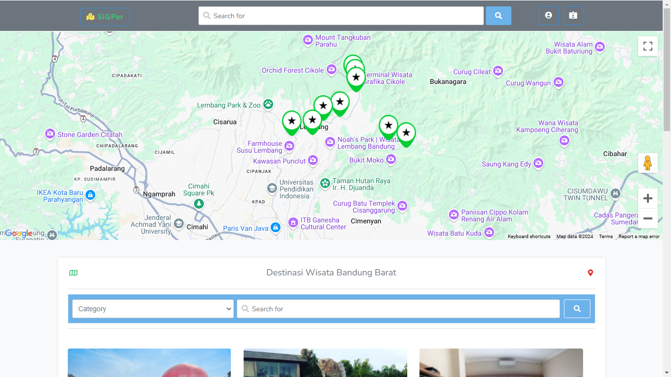 Web-based Geographic Information System