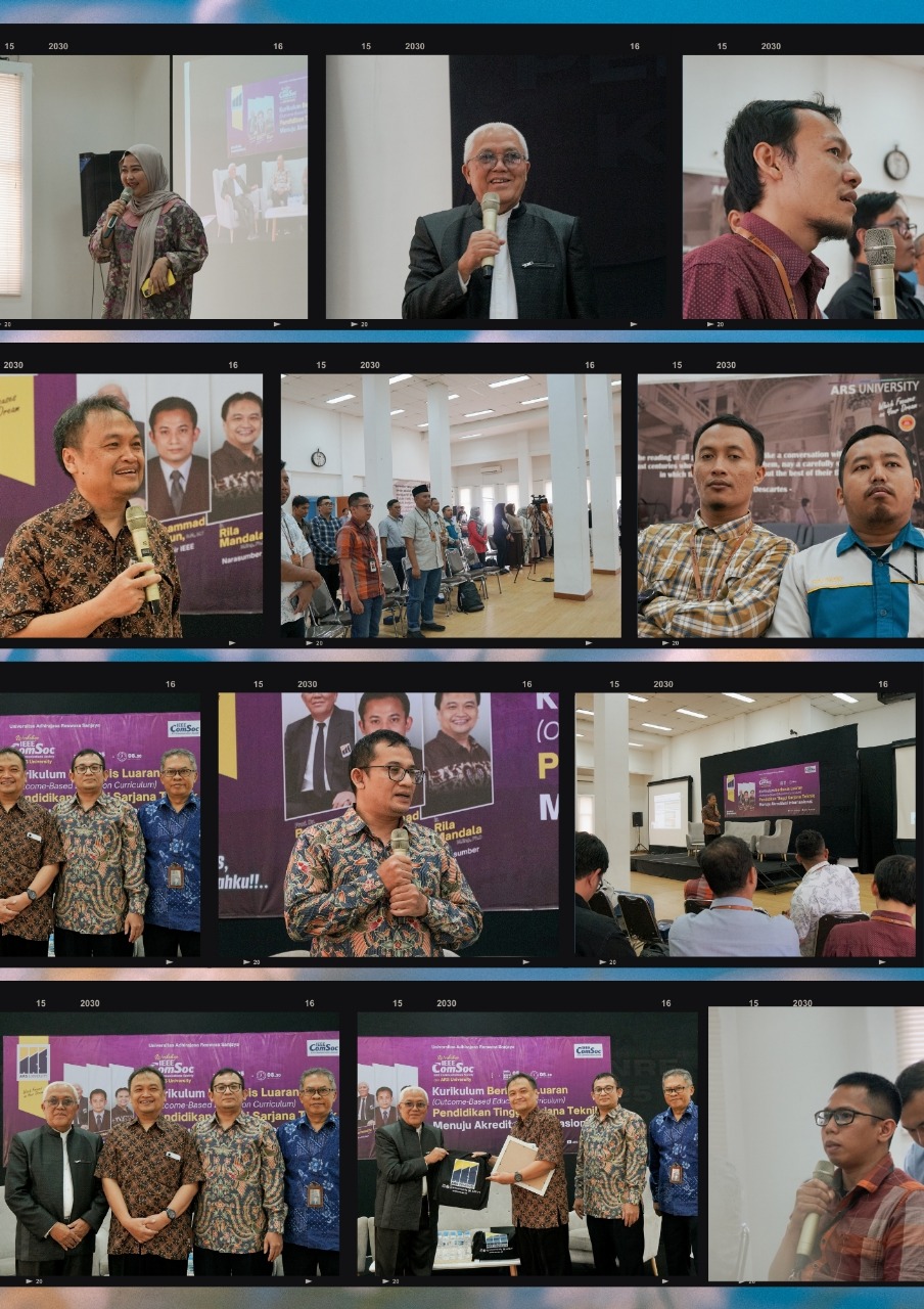 ARS University dan IEEE ComSoc Gelar Workshop Strategis untuk Kembangkan Kurikulum Berstandar Internasional