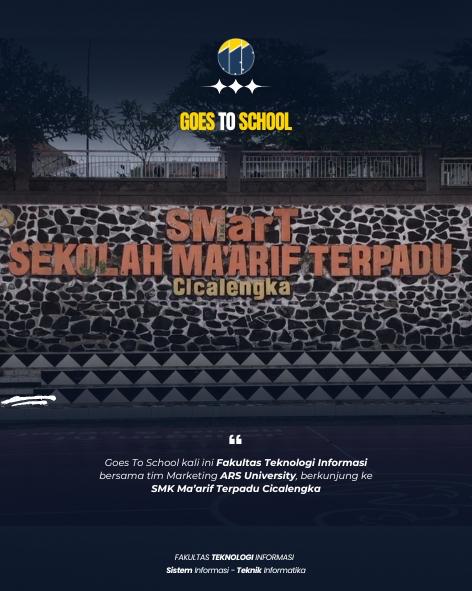 Fakultas Teknologi Informasi Universitas ARS Laksanakan Kunjungan Promosi PMB ke SMK Maarif Terpadu Cicalengka