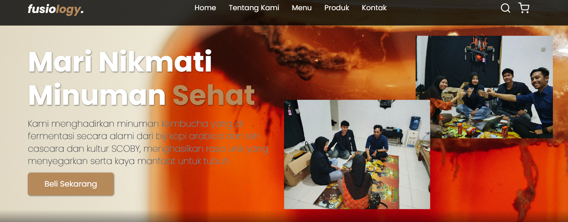 Sosialisasi Pemanfaatan Website Fusiology untuk UMKM di PT Brew Fusion Lab