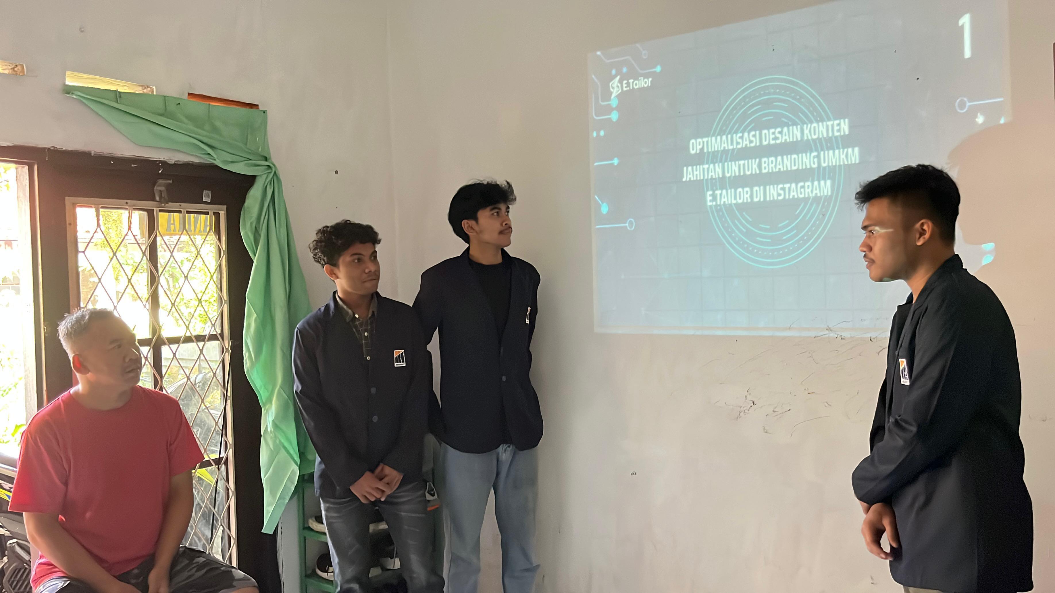 Optimalisasi Desain Konten Jahitan untuk Branding UMKM E.Tailor di Instagram